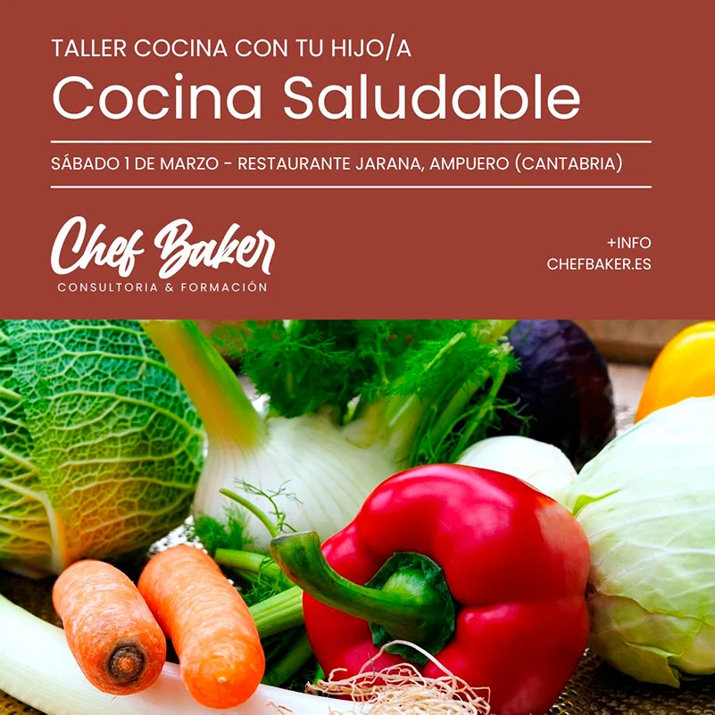 taller cocina saludable cantabria chefbaker